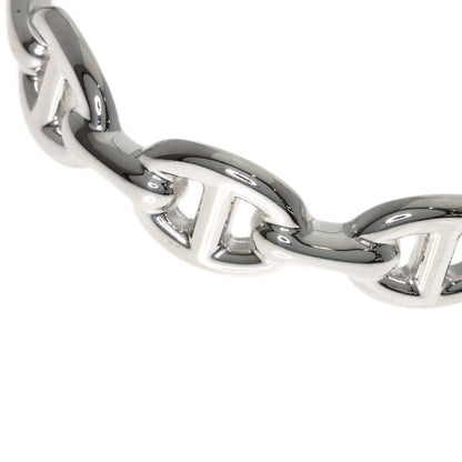 HERMES Shane Dunkle Enchainée Bangle Bracelet Silver Ladies [Used]