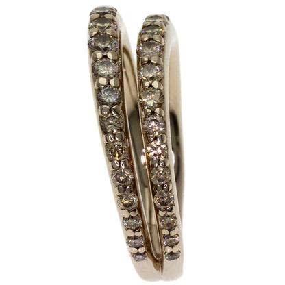 Kashikey Marc's Brown Diamond Ring K18BG Ladies [Used]