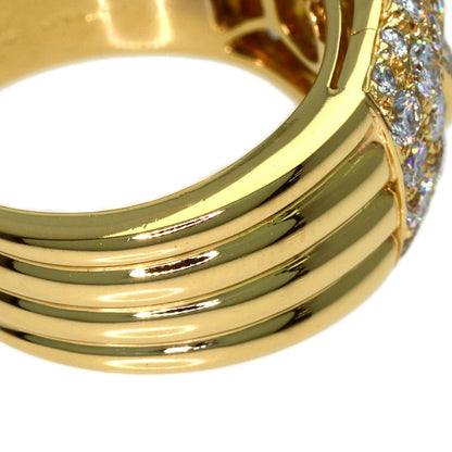 BVLGARI Vintage Diamond Ring K18 Yellow Gold Ladies [Used]
