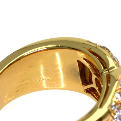 BVLGARI Vintage Diamond Ring K18 Yellow Gold Ladies [Used]