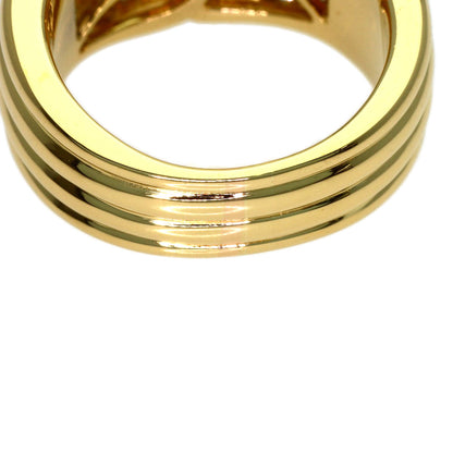 BVLGARI Vintage Diamond Ring K18 Yellow Gold Ladies [Used]