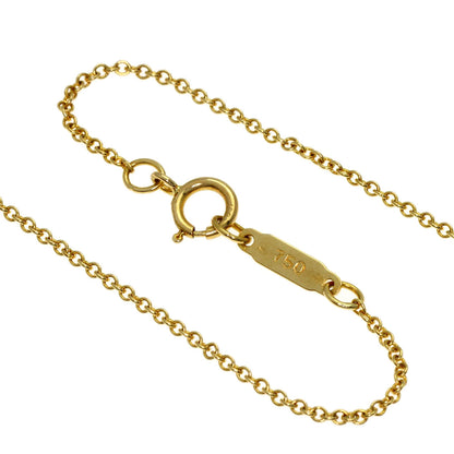 TIFFANY&Co. Large Cross Diamond Necklace K18 Yellow Gold Ladies [Used]