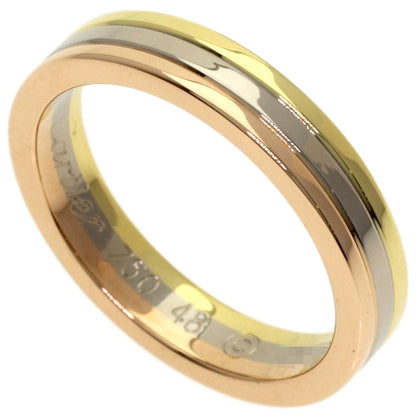 CARTIER Three colors # 48 Ring K18 Yellow Gold K18 White GoldLadies [Used]