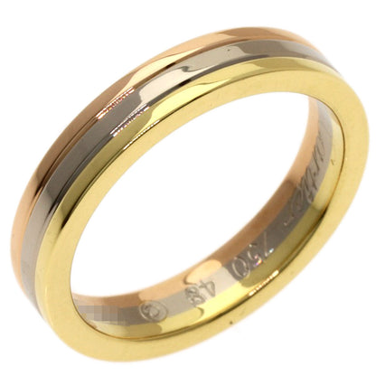 CARTIER Three colors # 48 Ring K18 Yellow Gold K18 White GoldLadies [Used]