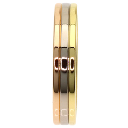 CARTIER Three colors # 48 Ring K18 Yellow Gold K18 White GoldLadies [Used]