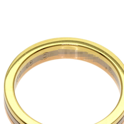 CARTIER Three colors # 48 Ring K18 Yellow Gold K18 White GoldLadies [Used]