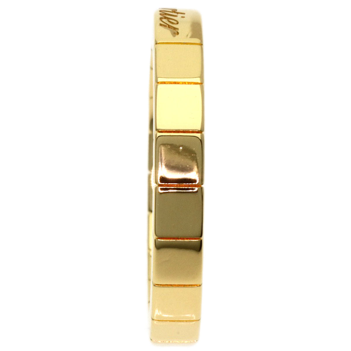 CARTIER Laniere # 49 Ring K18 Yellow Gold Ladies [Used]