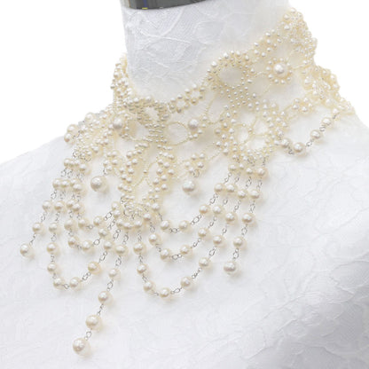 Pearl Pearl Necklace Silver 144.1g　Ladies