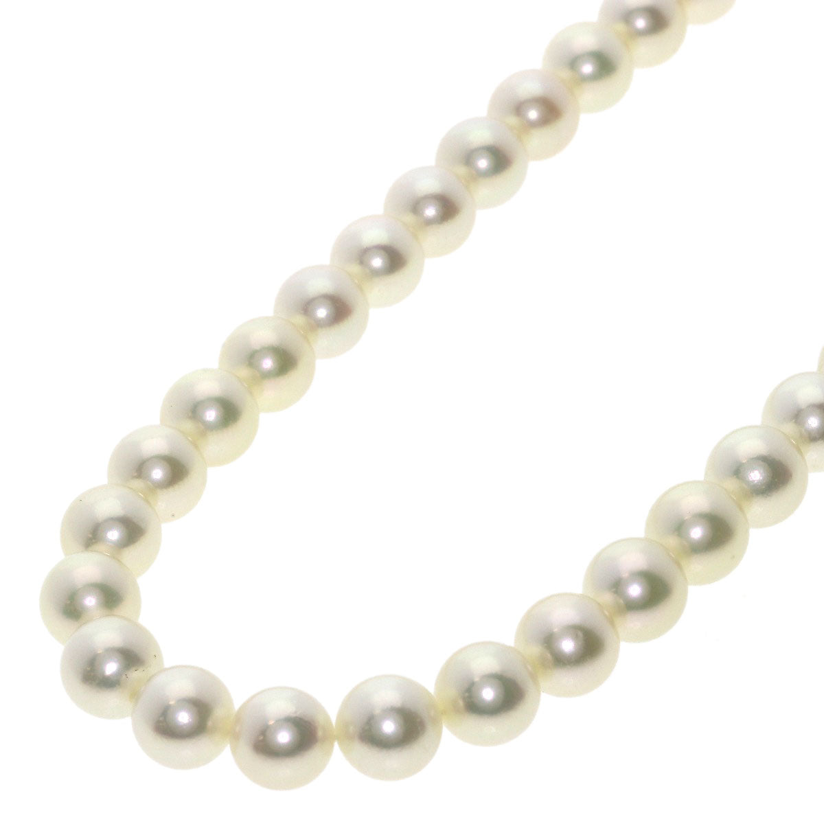 MIKIMOTO Pearl Pearl Necklace Silver Ladies [Used]