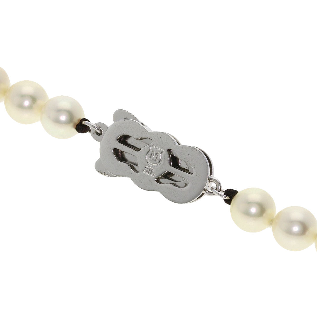 MIKIMOTO Pearl Pearl Necklace Silver Ladies [Used]