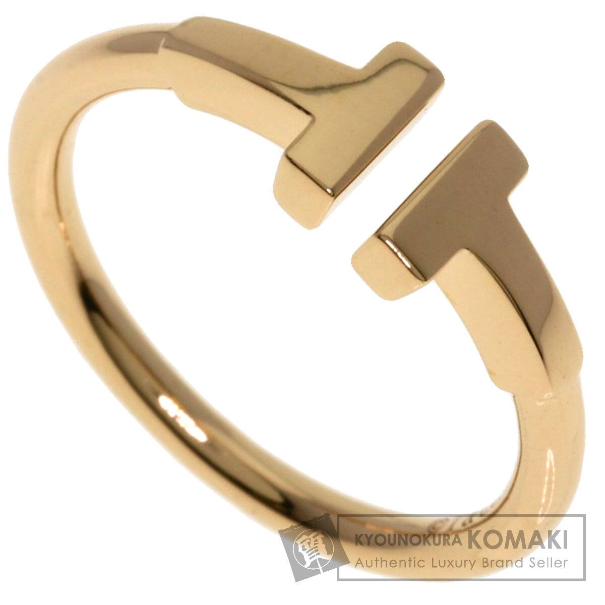 TIFFANY&Co. TWire Ring K18 Pink Gold Ladies [Used]