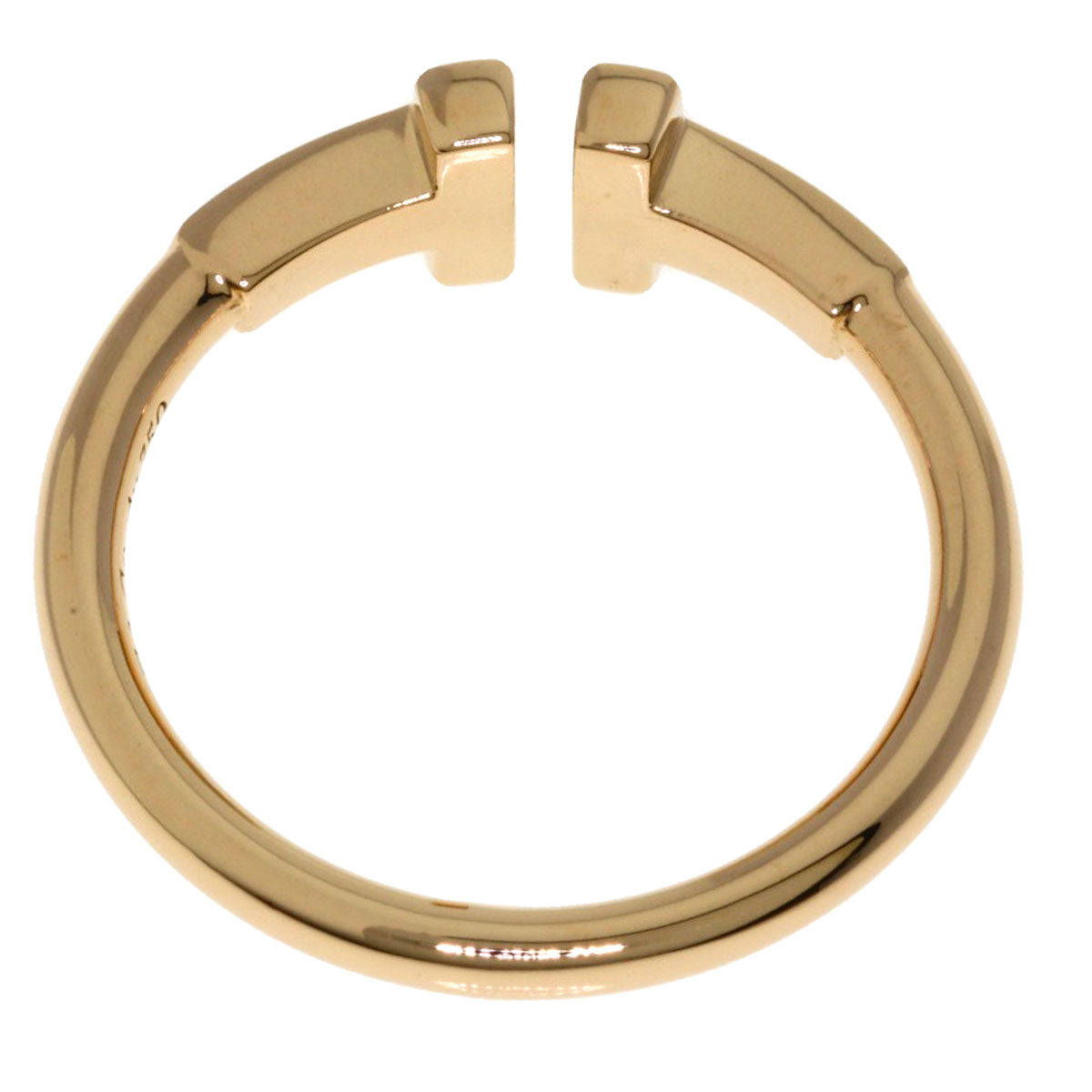 TIFFANY&Co. TWire Ring K18 Pink Gold Ladies [Used]