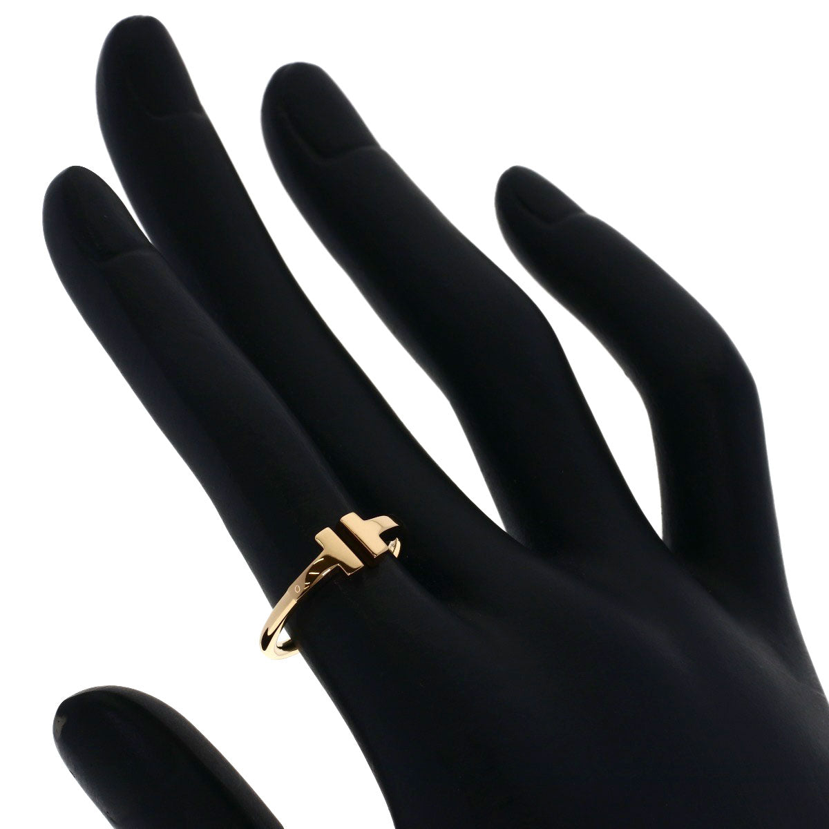 TIFFANY&Co. TWire Ring K18 Pink Gold Ladies [Used]