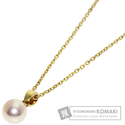 MIKIMOTO Pearl Pearl Necklace K14 Yellow Gold Ladies [Used]