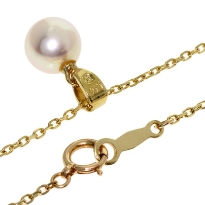 MIKIMOTO Pearl Pearl Necklace K14 Yellow Gold Ladies [Used]