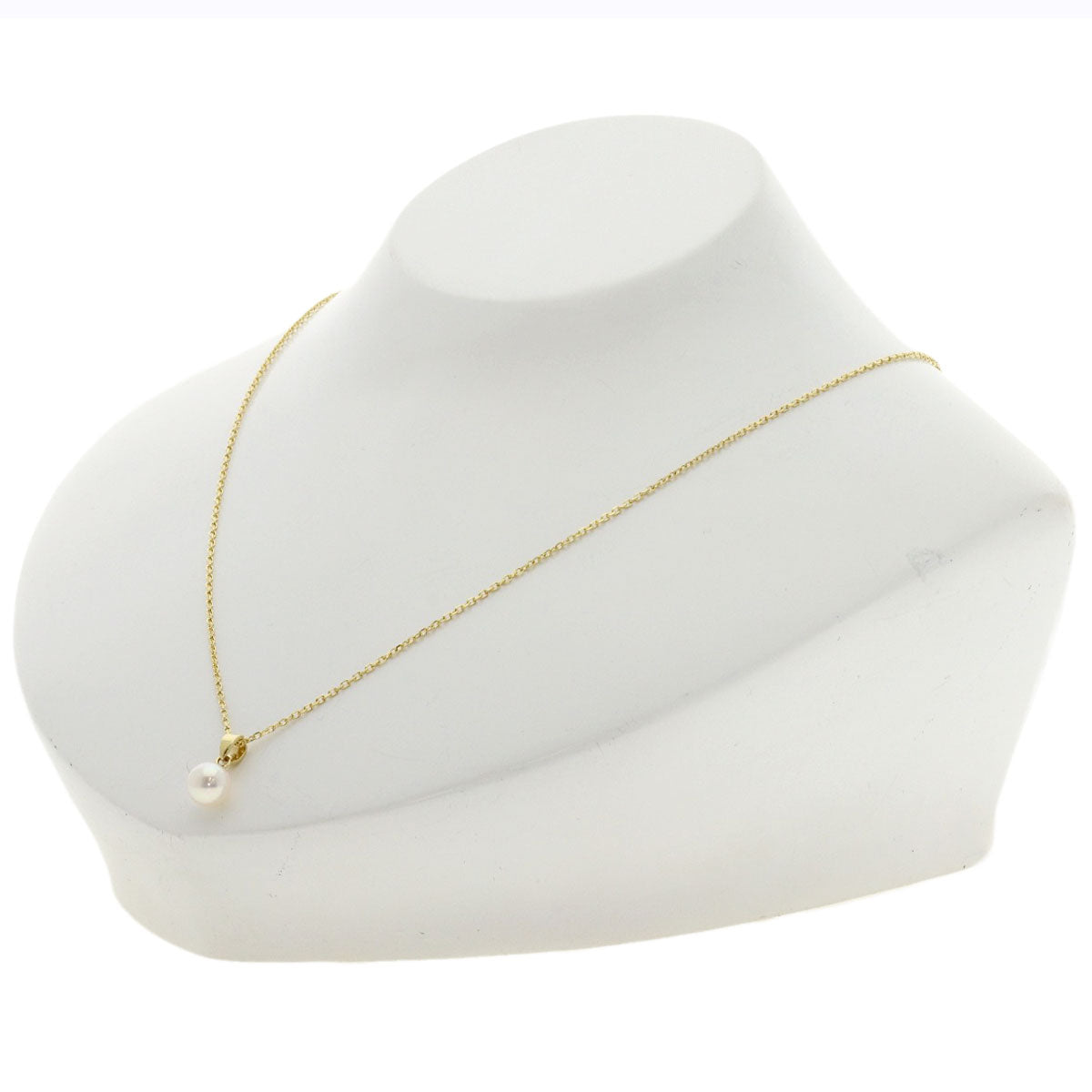 MIKIMOTO Pearl Pearl Necklace K14 Yellow Gold Ladies [Used]