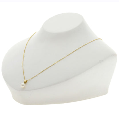 MIKIMOTO Pearl Pearl Necklace K14 Yellow Gold Ladies [Used]