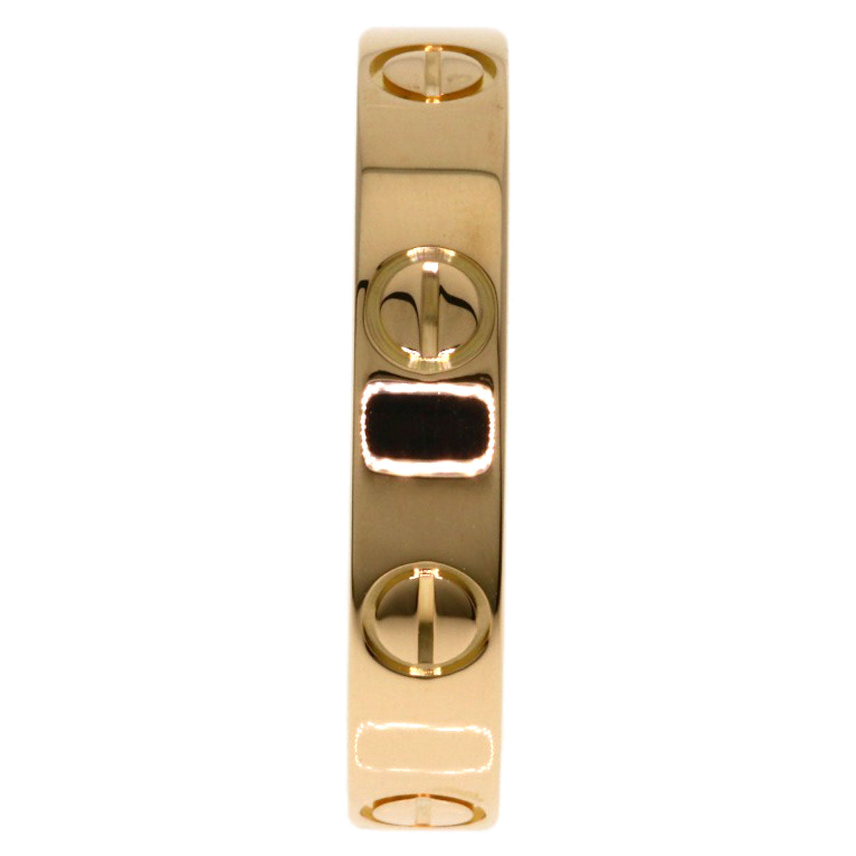 CARTIER mini love ring #52 Ring K18 Pink Gold Ladies [Used]