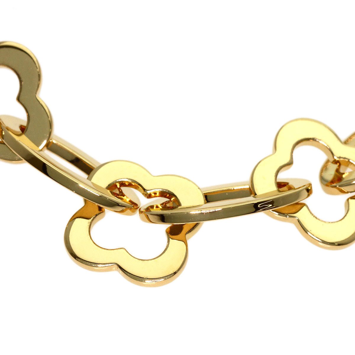 Van Cleef & Arpels Byzantine Alhambra Necklace K18 Yellow Gold Ladies [Used]