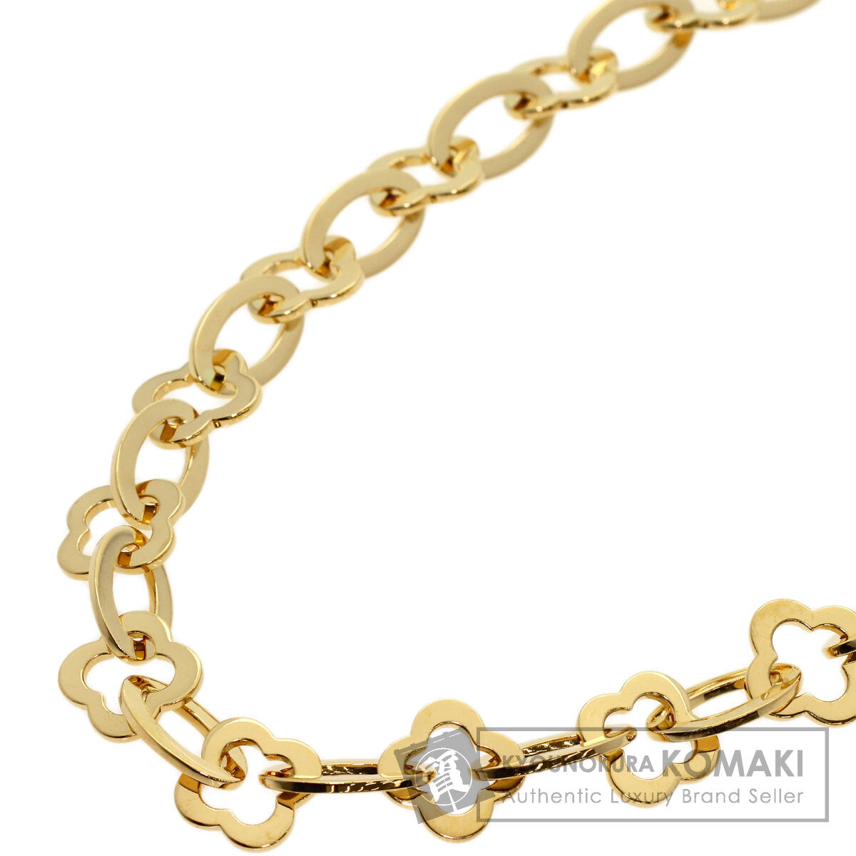 Van Cleef & Arpels Byzantine Alhambra Necklace K18 Yellow Gold Ladies [Used]