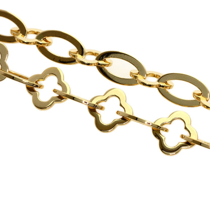 Van Cleef & Arpels Byzantine Alhambra Necklace K18 Yellow Gold Ladies [Used]