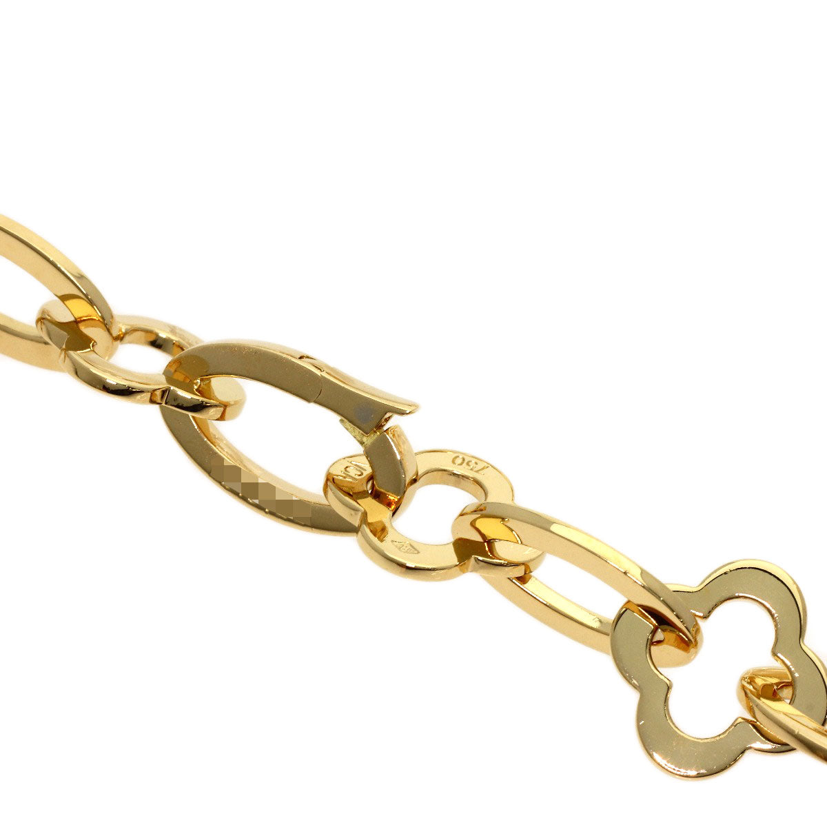 Van Cleef & Arpels Byzantine Alhambra Necklace K18 Yellow Gold Ladies [Used]