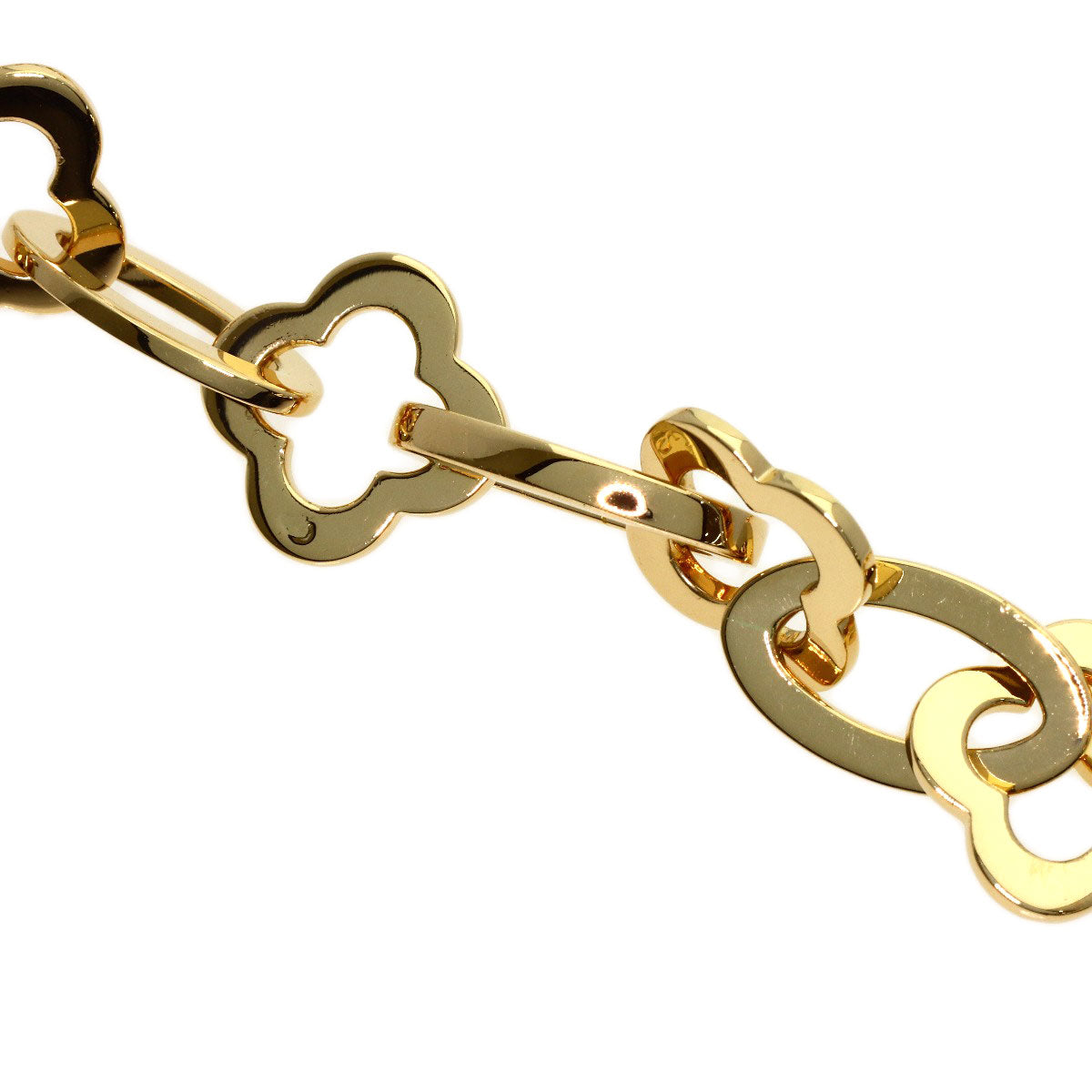 Van Cleef & Arpels Byzantine Alhambra Necklace K18 Yellow Gold Ladies [Used]