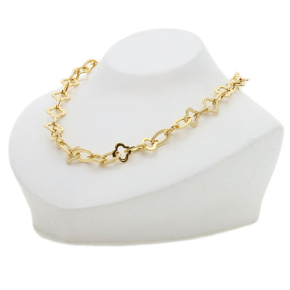 Van Cleef & Arpels Byzantine Alhambra Necklace K18 Yellow Gold Ladies [Used]
