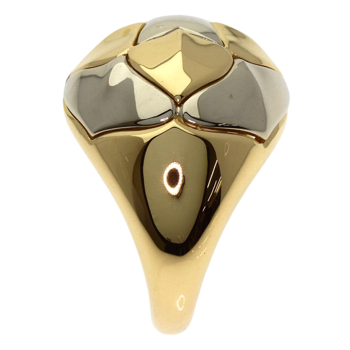 BVLGARI Piramide Ring K18 Yellow Gold K18 White GoldLadies [Used]