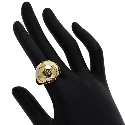 BVLGARI Piramide Ring K18 Yellow Gold K18 White GoldLadies [Used]