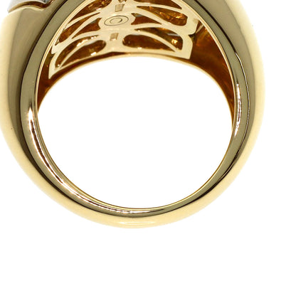 BVLGARI Piramide Ring K18 Yellow Gold K18 White GoldLadies [Used]