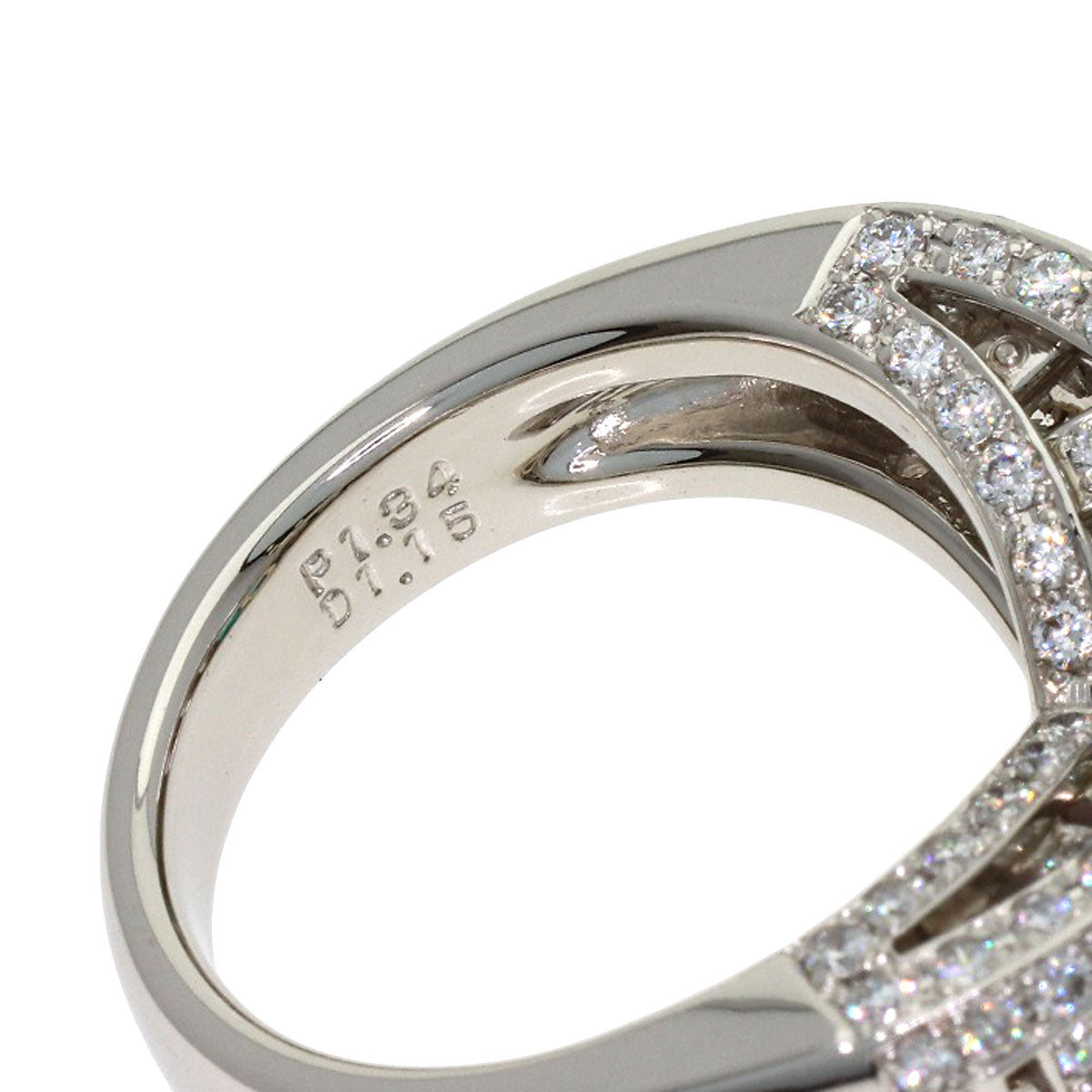 1.34ct Paraiba tourmaline Diamond Ring Platinum PT900 14.8g　Ladies