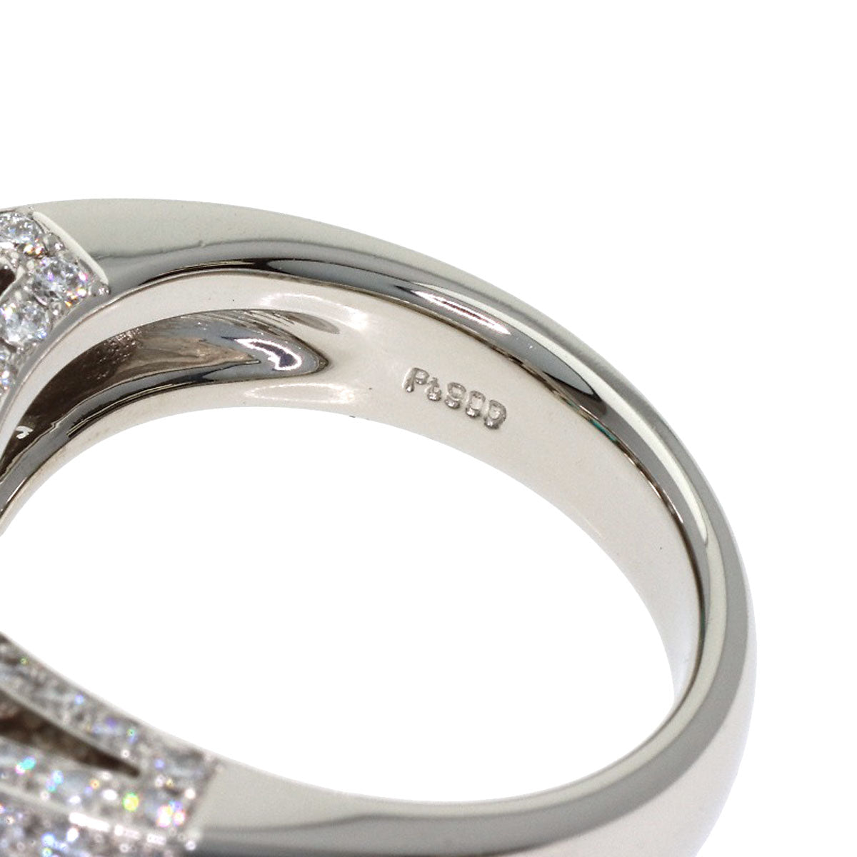 1.34ct Paraiba tourmaline Diamond Ring Platinum PT900 14.8g　Ladies