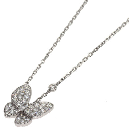 Van Cleef & Arpels De Papillon Diamond Necklace K18 White Gold Ladies [Used]