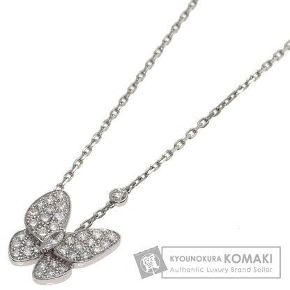 Van Cleef & Arpels De Papillon Diamond Necklace K18 White Gold Ladies [Used]