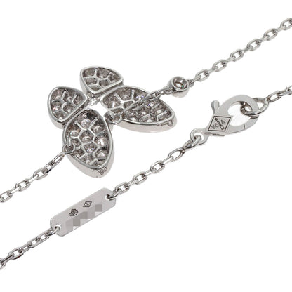 Van Cleef & Arpels De Papillon Diamond Necklace K18 White Gold Ladies [Used]