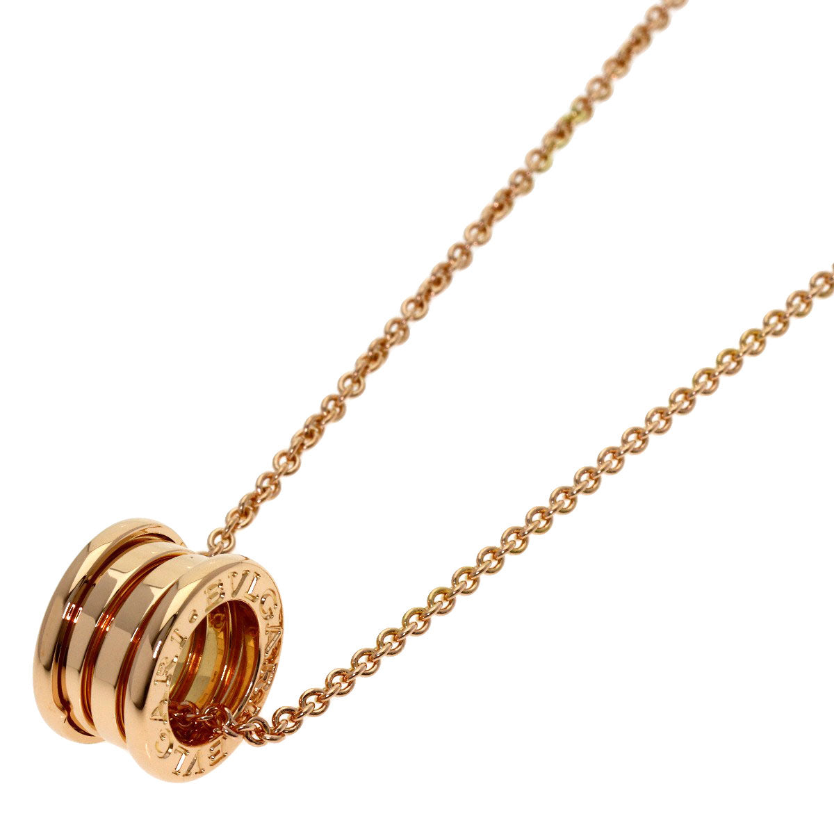 BVLGARI B.zero1 Necklace K18 Pink Gold Ladies [Used]