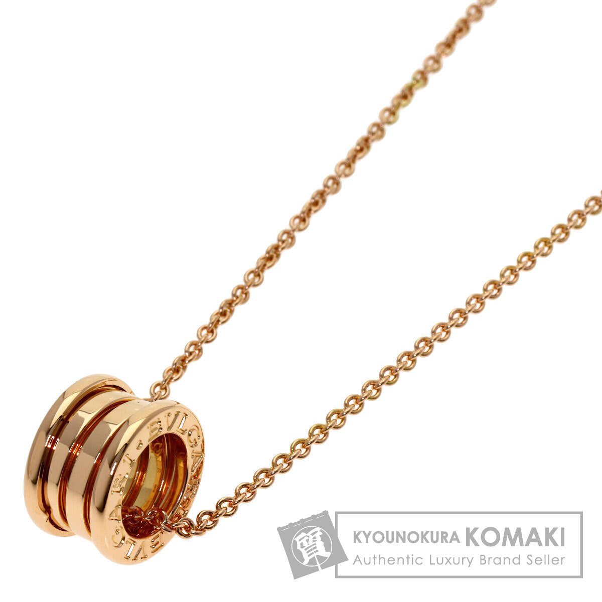 BVLGARI B.zero1 Necklace K18 Pink Gold Ladies [Used]