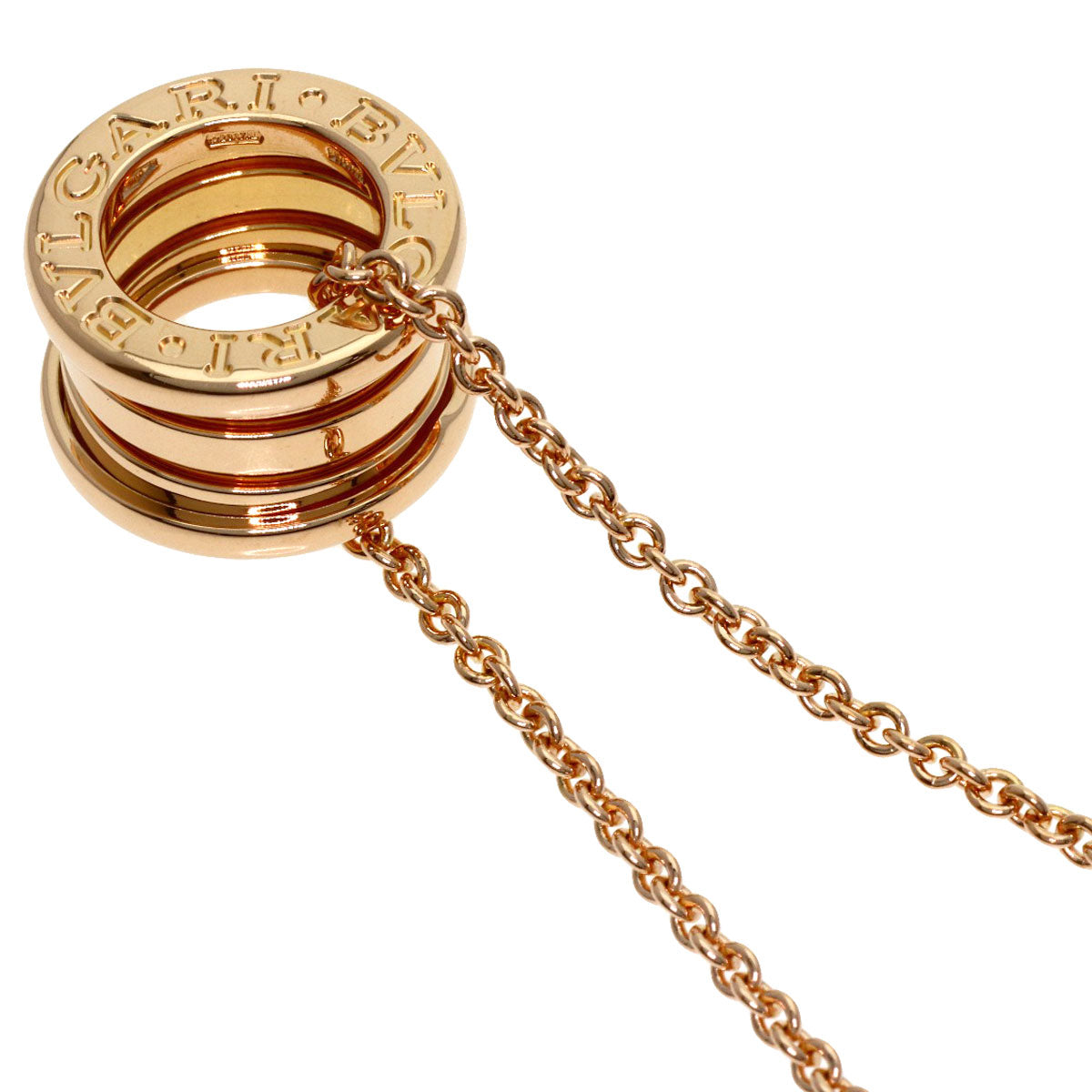 BVLGARI B.zero1 Necklace K18 Pink Gold Ladies [Used]