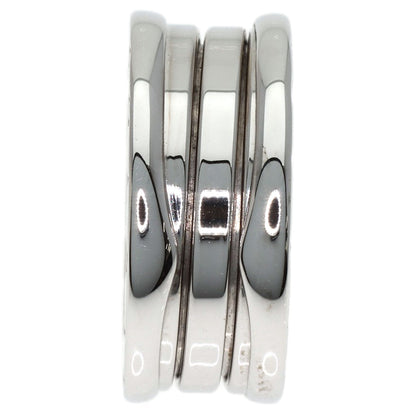 BVLGARI B.zero1 2 Band #49 Ring K18 White Gold Ladies [Used]