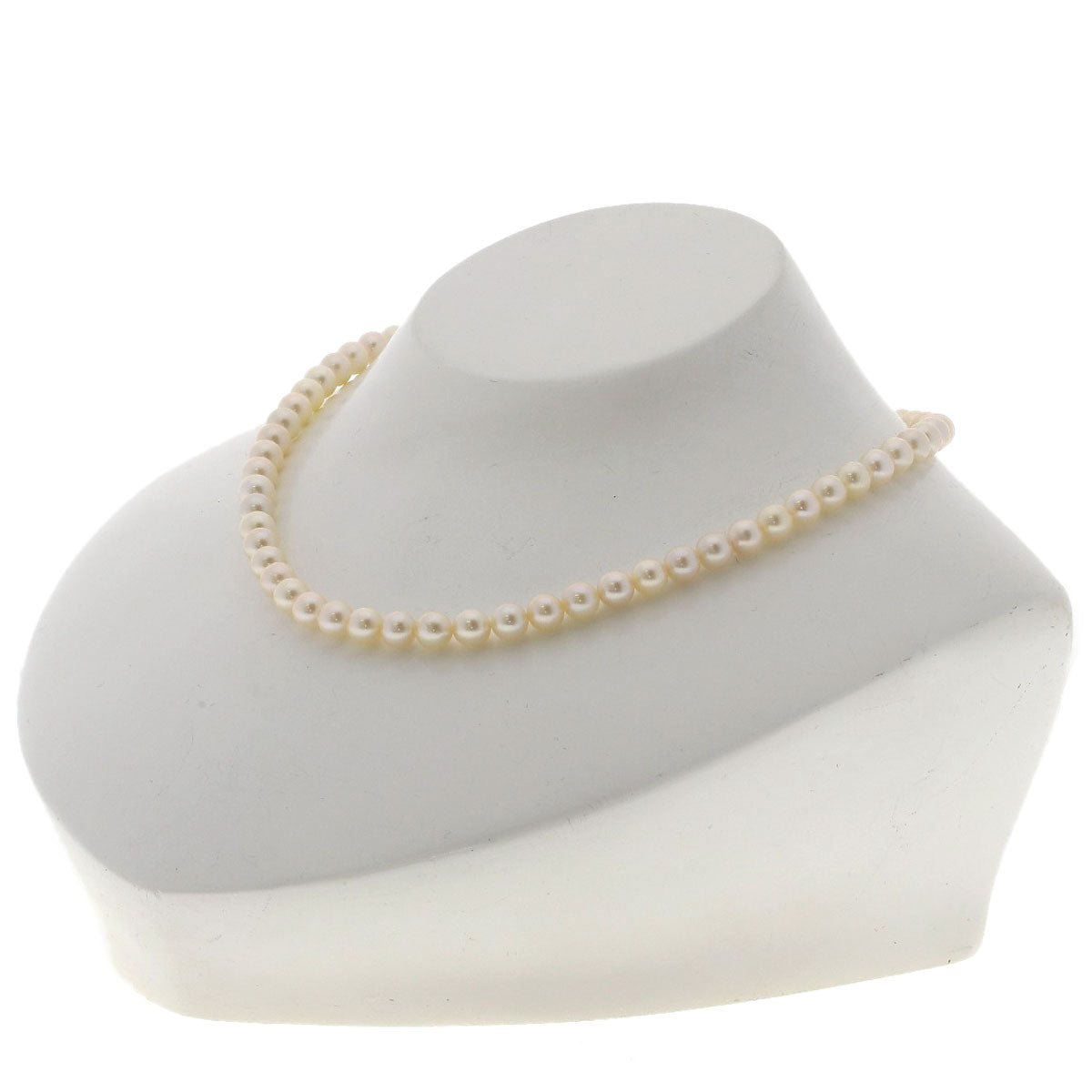 MIKIMOTO Pearl Pearl Necklace Silver Ladies [Used]