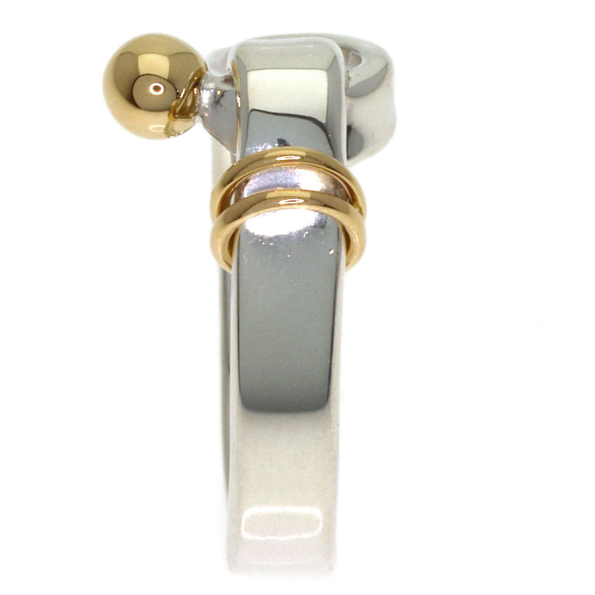 TIFFANY&Co. Hook & Eye Ring Silver 18K Yellow GoldLadies [Used]