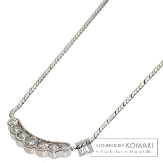 1.01ct 7P Diamond Necklace Platinum PT850 PT900 10.4g　Ladies