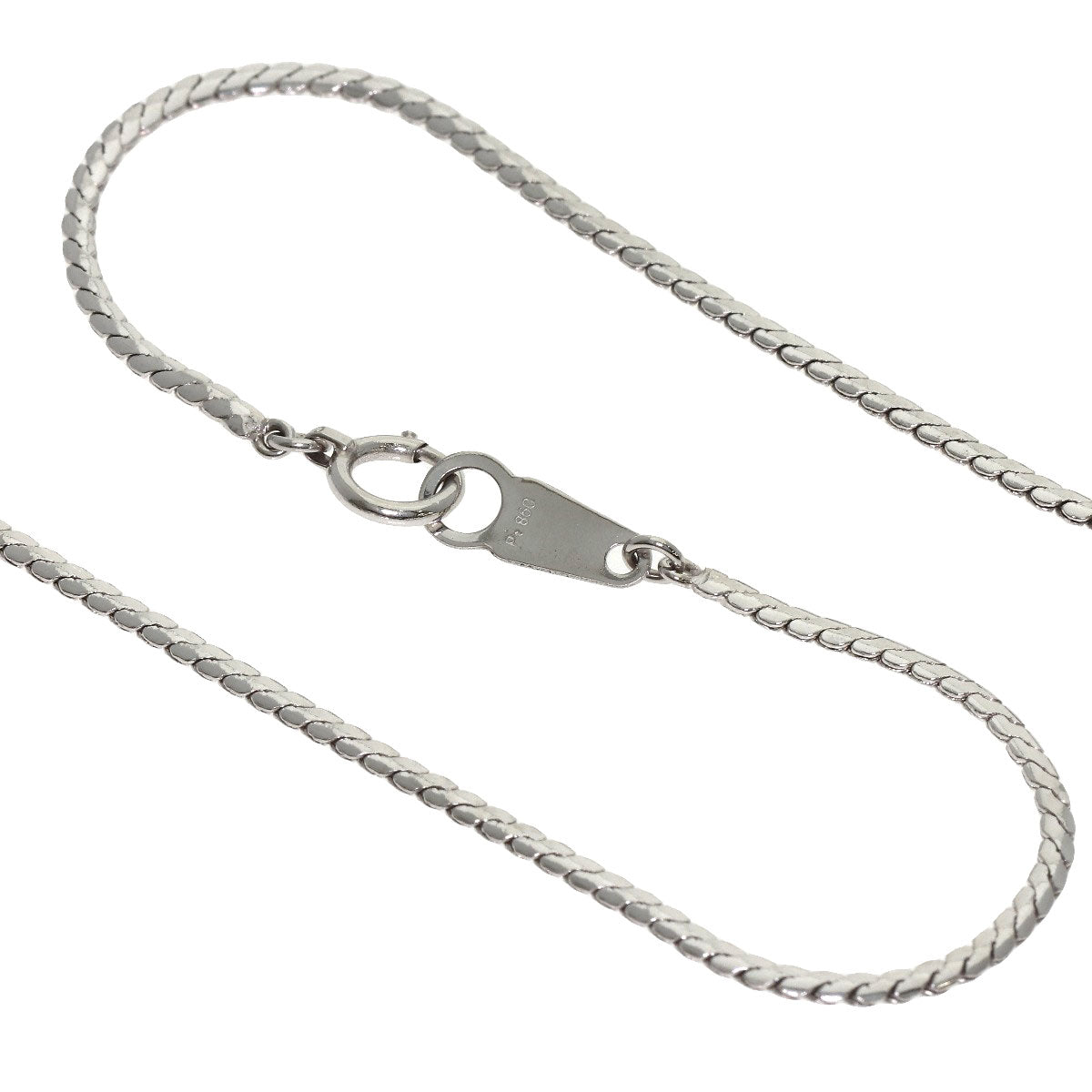 1.01ct 7P Diamond Necklace Platinum PT850 PT900 10.4g　Ladies