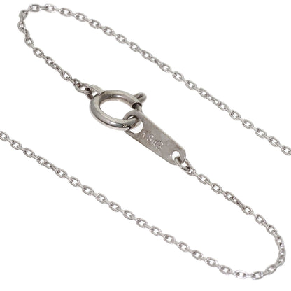 0.28ct Diamond Necklace K18 White Gold 3.4g　Ladies