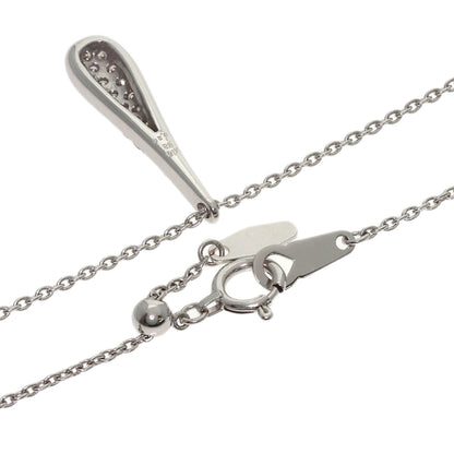 0.2ct Diamond Necklace K18 White Gold 3.9g　Ladies