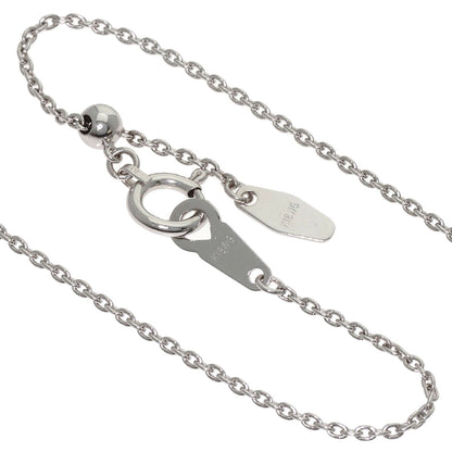 0.2ct Diamond Necklace K18 White Gold 3.9g　Ladies