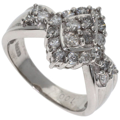 1ct Diamond Ring Platinum PT900 7.9g　Ladies