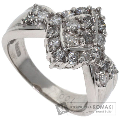 1ct Diamond Ring Platinum PT900 7.9g　Ladies