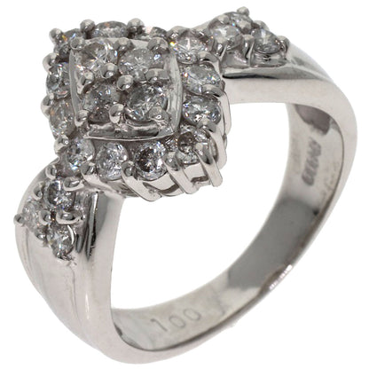 1ct Diamond Ring Platinum PT900 7.9g　Ladies